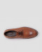 خرید کفش کلاسیک بنددار عسلی با چرم طبیعی 18143124