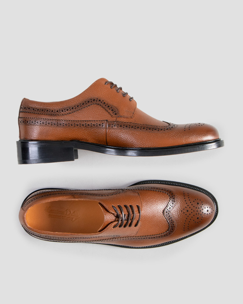 خرید کفش رسمی مردانه چرم طبیعی مشکی 18443143