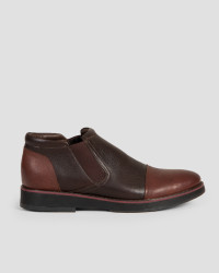 کفش نیم بوت قهوه ای روشن مردانه 19359104