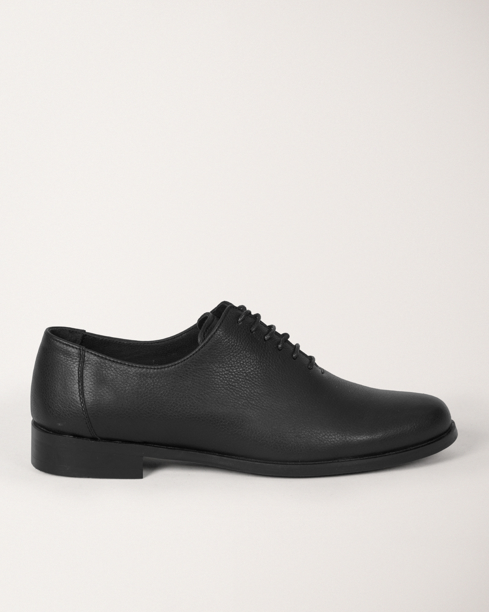 کفش رسمی مردانه چرم طبیعی بندی مشکی 19443155