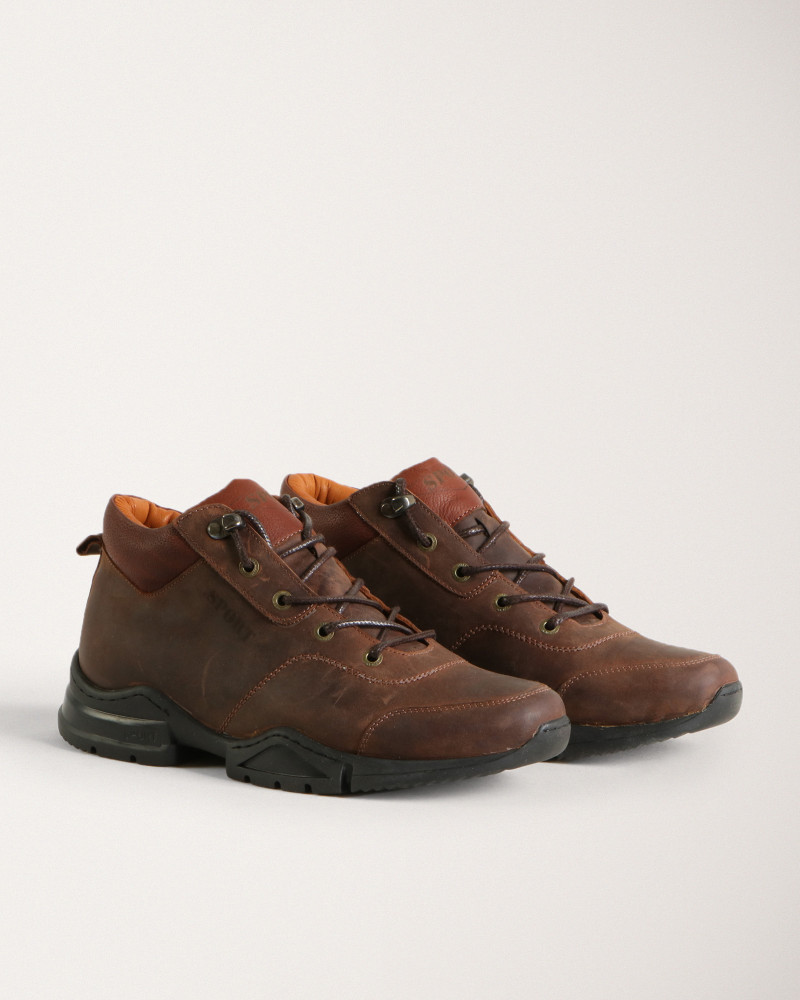 کفش مردانه شیک قهوه ای 19370102