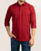 پیراهن قرمز مردانه ساده 20421226