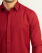 پیراهن جذاب قرمز مردانه ساده 20421226
