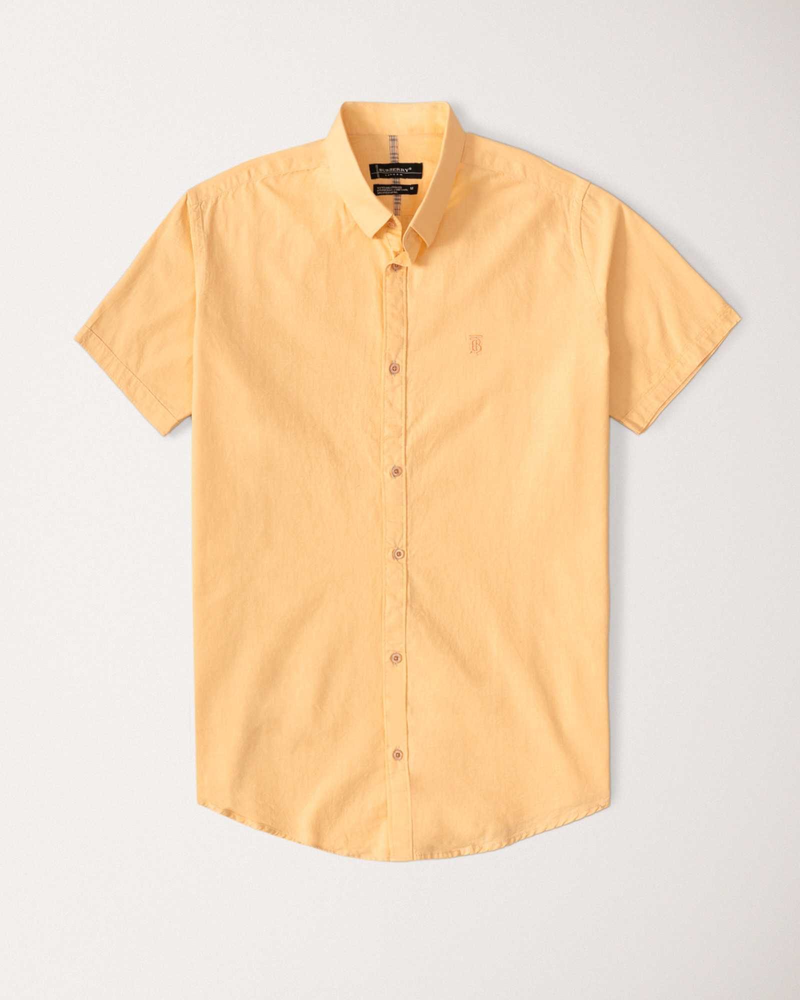 پیراهن مردانه آستین بلند نارنجی 21122235