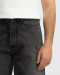 شلوار جین Wide leg مردانه ذغالی 23112182