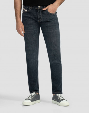 خرید و قیمت شلوار جین ساده اسکینی مردانه سرمه ای 22410258