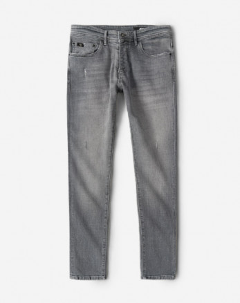 خرید و قیمت شلوار جین ساده اسکینی مردانه خاکستری 22410255