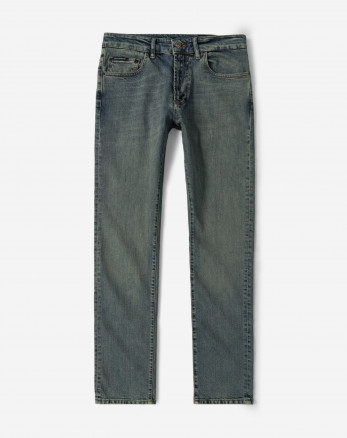 خرید شلوار جین مینی ساده مردانه آبی تیره 22324598