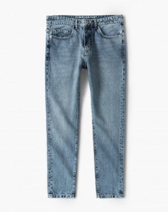 خرید و قیمت شلوار جین ساده استریت مردانه آبی 22424630