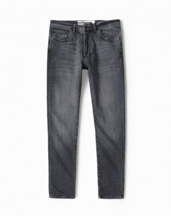 خرید و قیمت شلوار جین ساده اسلیم مردانه ذغالی 22311316