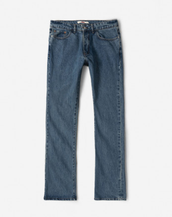 خرید شلوار جین بوت کات ساده مردانه آبی 22424621