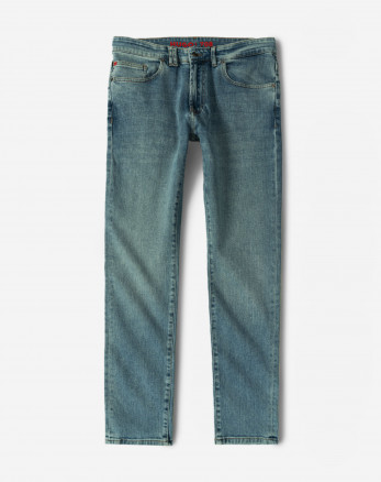 خرید شلوار جین مینی ساده مردانه آبی 2232459605
