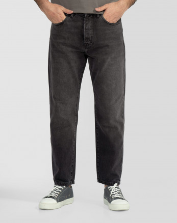خرید و قیمت شلوار جین ساده مام استایل مردانه ذغالی 22424620