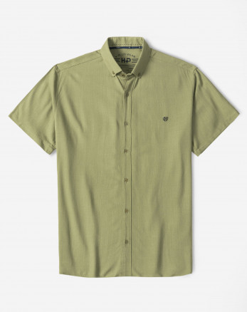پیراهن آستین کوتاه ساده سبز روشن 23122276