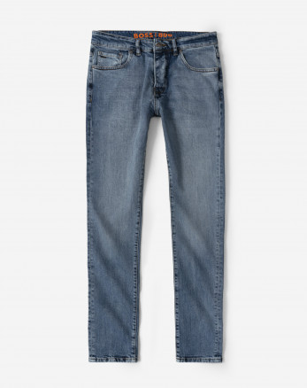 خرید و قیمت شلوار جین ساده اسلیم مردانه آبی 22411331